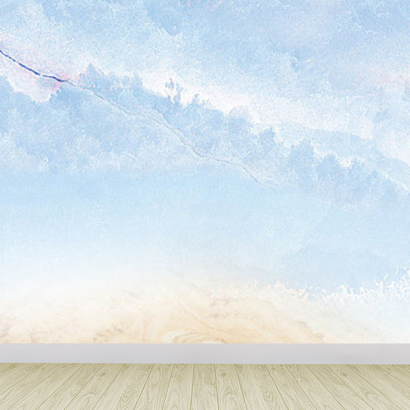 Pastel Color Granite Effect Mural Wallpaper for Decoration Modern Living Room Wall Art Clearhalo 'Wall Decor' 'Wall Mural' 1921187