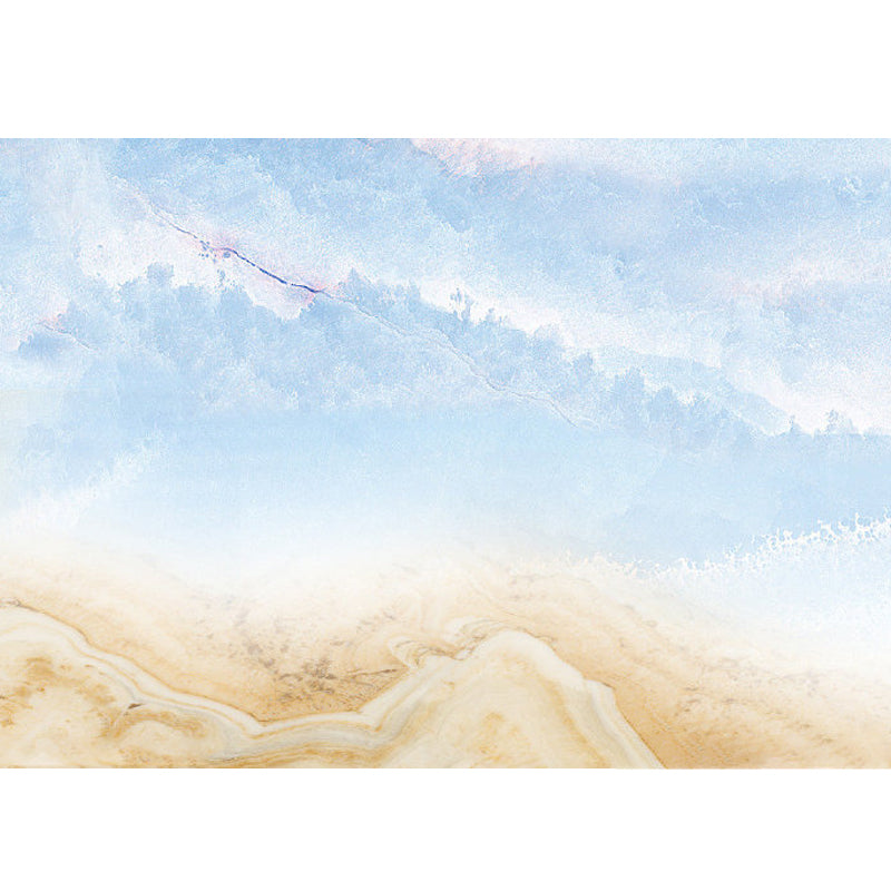 Pastel Color Granite Effect Mural Wallpaper for Decoration Modern Living Room Wall Art Clearhalo 'Wall Decor' 'Wall Mural' 1921189