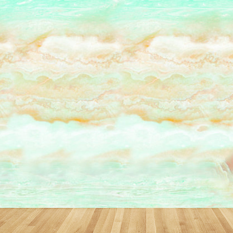 Pastel Color Granite Effect Mural Wallpaper for Decoration Modern Living Room Wall Art Clearhalo 'Wall Decor' 'Wall Mural' 1921193