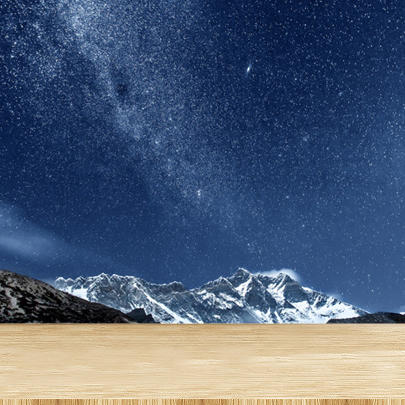 Extensive Space Pattern Mural Wallpaper Creative Non-Woven Material Wall Covering Clearhalo 'Wall Decor' 'Wall Mural' 1921242