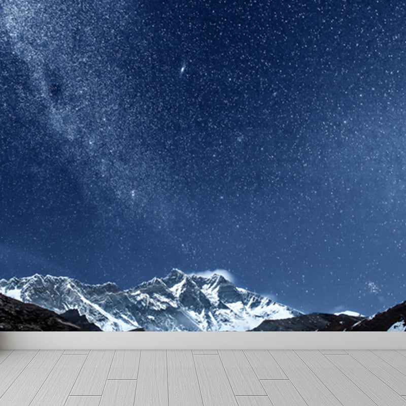 Extensive Space Pattern Mural Wallpaper Creative Non-Woven Material Wall Covering Clearhalo 'Wall Decor' 'Wall Mural' 1921243