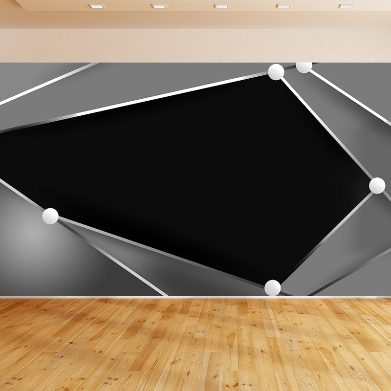 Extensive Space Pattern Mural Wallpaper Creative Non-Woven Material Wall Covering Clearhalo 'Wall Decor' 'Wall Mural' 1921253