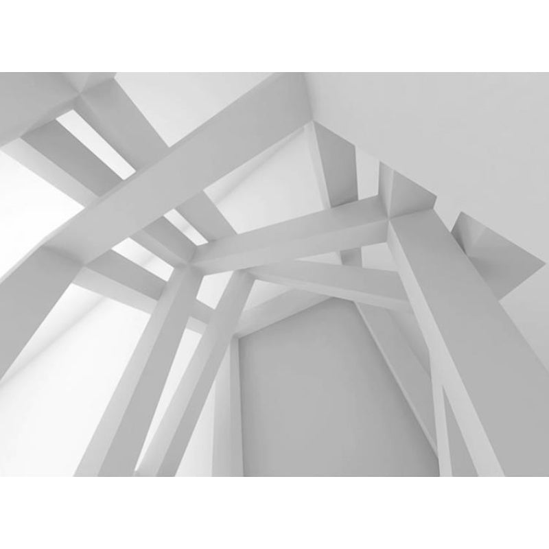 3D Illusion Mural Wallpaper Pastel Color Creative Wall Covering for Girls Bedroom White custom Clearhalo 'Wall Decor' 'Wall Mural' 1921294