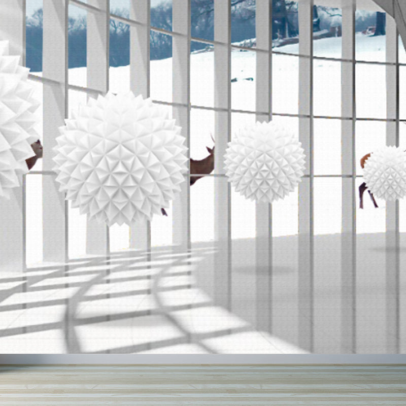 Novelty 3D Design Mural Decal Light Color Waterproofing Wall Decor for Dining Room Clearhalo 'Wall Decor' 'Wall Mural' 1921327