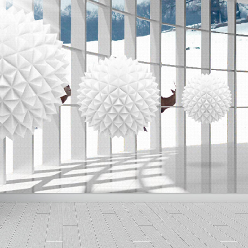 Novelty 3D Design Mural Decal Light Color Waterproofing Wall Decor for Dining Room Clearhalo 'Wall Decor' 'Wall Mural' 1921328