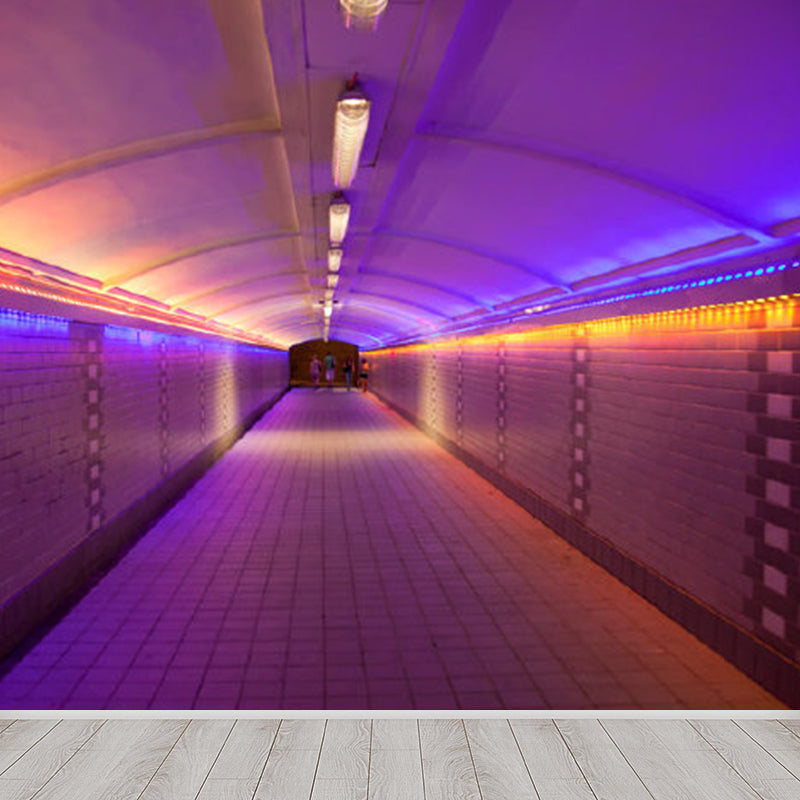 Creative Extensive Space Mural Wallpaper Soft Color Three-Dimensional Space Wall Art Clearhalo 'Wall Decor' 'Wall Mural' 1921347