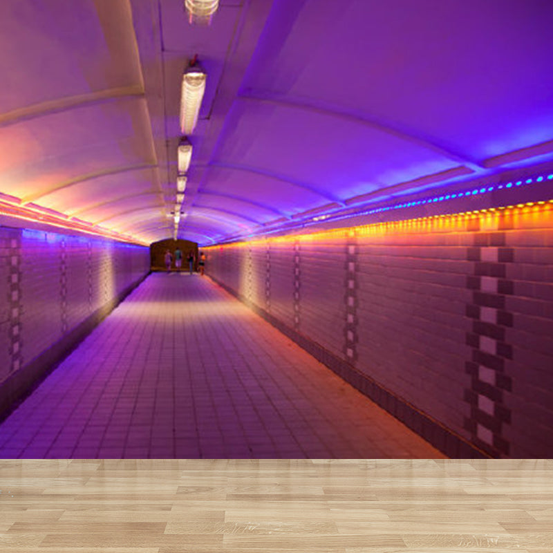 Creative Extensive Space Mural Wallpaper Soft Color Three-Dimensional Space Wall Art Clearhalo 'Wall Decor' 'Wall Mural' 1921348