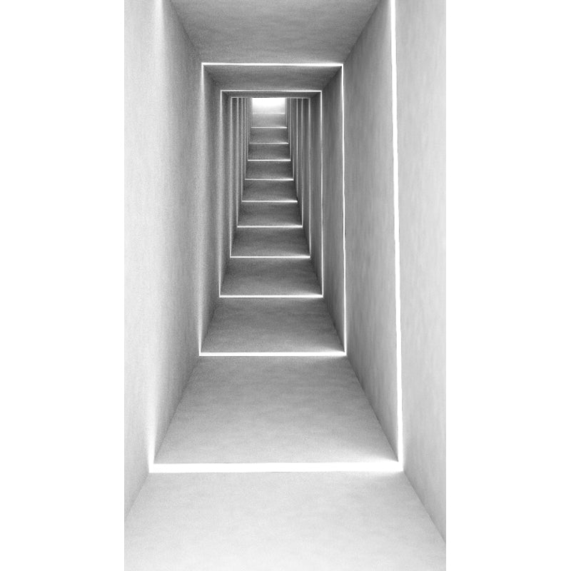 Novelty Girls Mural Wallpaper Corridor Construction Pattern Pastel Color Wall Decor Clearhalo 'Wall Decor' 'Wall Mural' 1921379