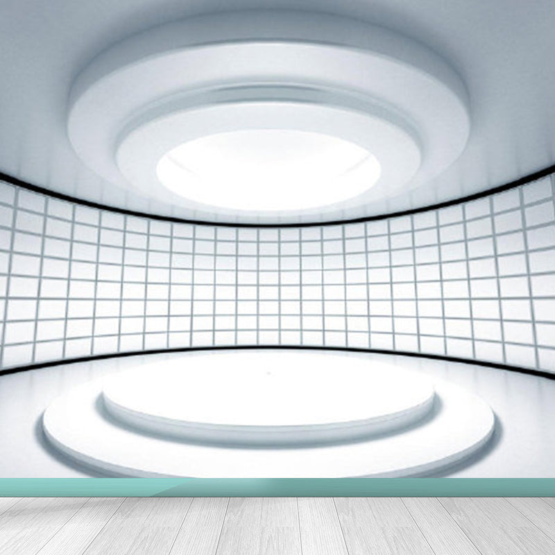 Creative 3D Effect Mural Non-Woven Stain Resistant Soft Color Wall Art for Living Room Clearhalo 'Wall Decor' 'Wall Mural' 1921388