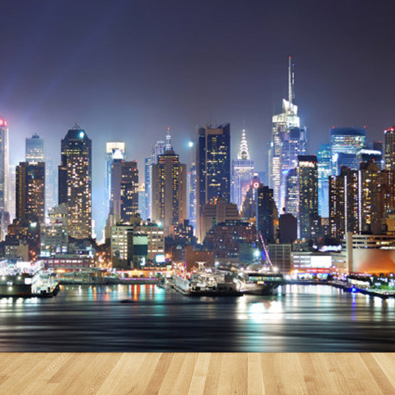 Creative 3D Effect Mural Non-Woven Stain Resistant Soft Color Wall Art for Living Room Clearhalo 'Wall Decor' 'Wall Mural' 1921398