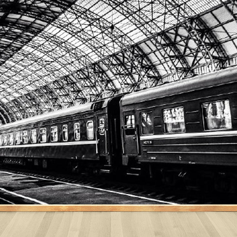 Creative 3D Effect Mural Non-Woven Stain Resistant Soft Color Wall Art for Living Room Clearhalo 'Wall Decor' 'Wall Mural' 1921402