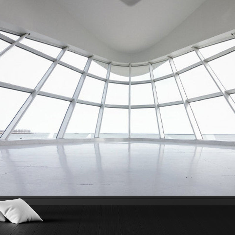 Pastel Color 3D View Mural Wallpaper for Decoration Creative Living Room Wall Art Clearhalo 'Wall Decor' 'Wall Mural' 1921408