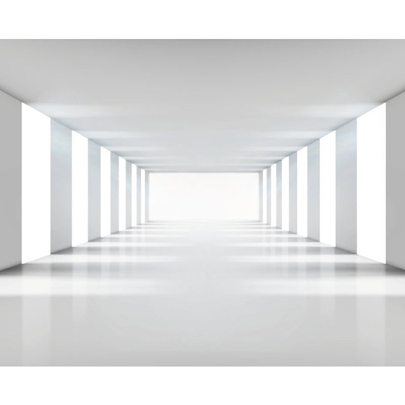 Pastel Color 3D View Mural Wallpaper for Decoration Creative Living Room Wall Art Clearhalo 'Wall Decor' 'Wall Mural' 1921414