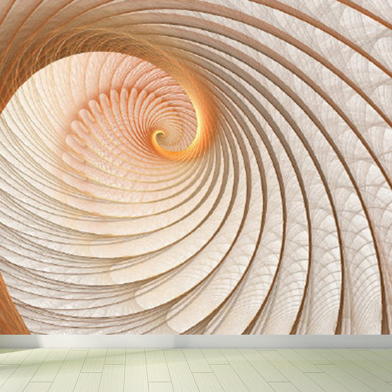 Pastel Color 3D View Mural Wallpaper for Decoration Creative Living Room Wall Art Clearhalo 'Wall Decor' 'Wall Mural' 1921423