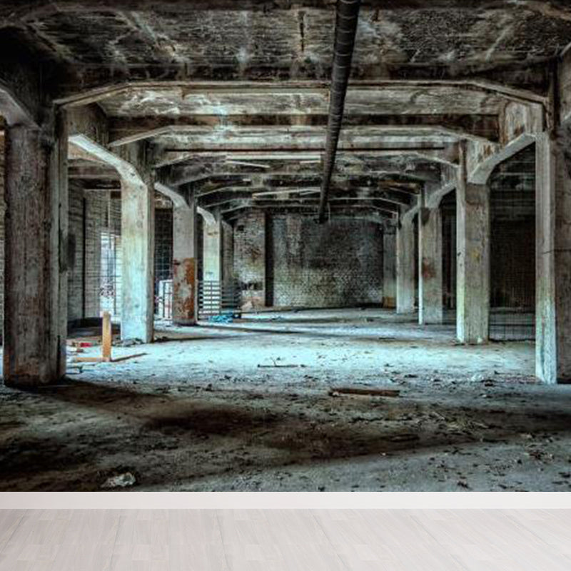 Waterproof Illusional Pattern Mural Novelty Non-Woven Wall Art, Custom Size Available Clearhalo 'Wall Decor' 'Wall Mural' 1921452