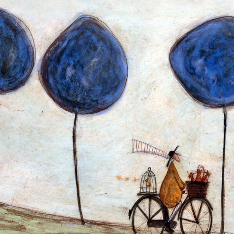 Illustration Style Botanical Wall Mural Giant Wall Covering for Dining Room, Custom Clearhalo 'Wall Decor' 'Wall Mural' 1921594