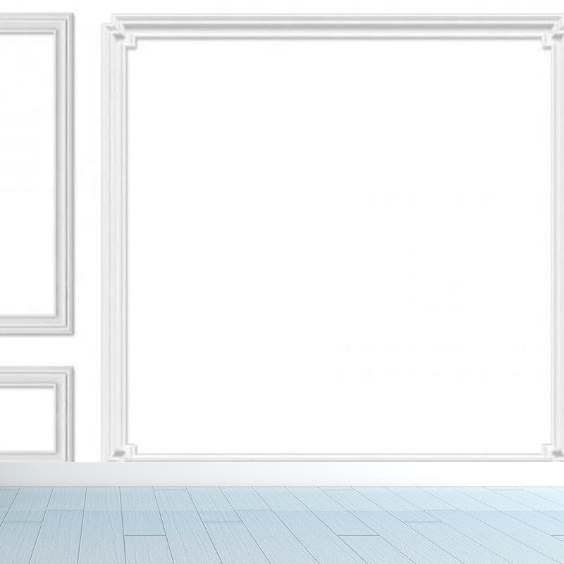 Soft Color Contemporary Mural Wallpaper Huge Geometric Wall Decor for Living Room White Clearhalo 'Wall Decor' 'Wall Mural' 1921616