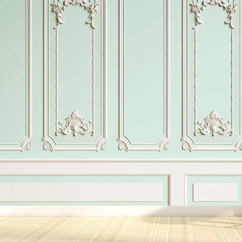 Soft Color Contemporary Mural Wallpaper Huge Geometric Wall Decor for Living Room Clearhalo 'Wall Decor' 'Wall Mural' 1921623