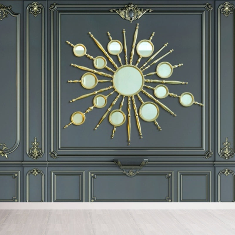 Stain Resistant Graphic Pattern Mural Non-Woven Modern Wall Decor for Girls Room Green Clearhalo 'Wall Decor' 'Wall Mural' 1921641