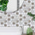 Grey Honeycomb Peel Wallpaper Panels Temporary Modern Style Kitchen Wall Decor, 50 Pcs Grey A 1 Set Clearhalo 'Modern wall decor' 'Modern' 'Wallpaper' Wall Decor' 1921686