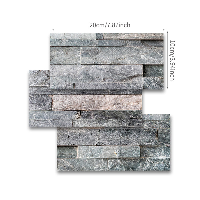 Brick Wallpaper Panel Set Countryside Peel and Stick Dining Room Wall Covering, 11.6-sq ft Clearhalo 'Country wall decor' 'Rustic' 'Wallpaper' Wall Decor' 1921725