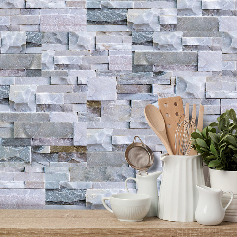 Brick Wallpaper Panel Set Countryside Peel and Stick Dining Room Wall Covering, 11.6-sq ft Clearhalo 'Country wall decor' 'Rustic' 'Wallpaper' Wall Decor' 1921728