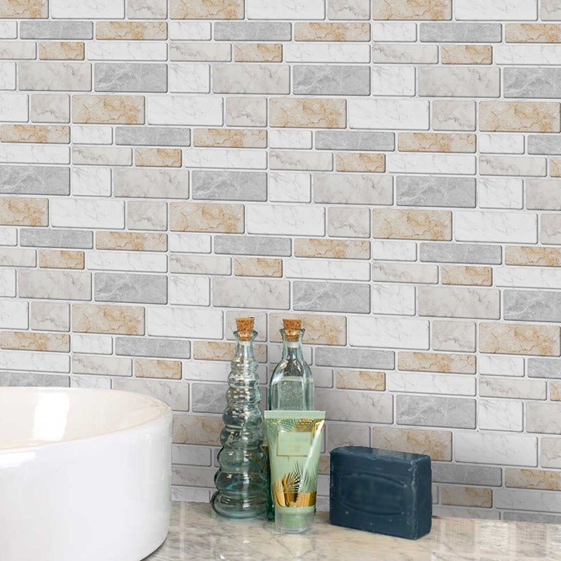 Brown Rustic Wallpaper Panels 11.6-sq ft Brick Effect Wall Decor, Pick Up Sticks Clearhalo 'Country wall decor' 'Rustic' 'Wallpaper' Wall Decor' 1921737
