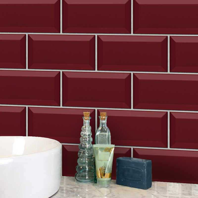 Self Sticking Brickwork Wallpaper Panels Rural PVC Wall Art for Kitchen, 8' x 4" Clearhalo 'Country wall decor' 'Rustic' 'Wallpaper' Wall Decor' 1921762