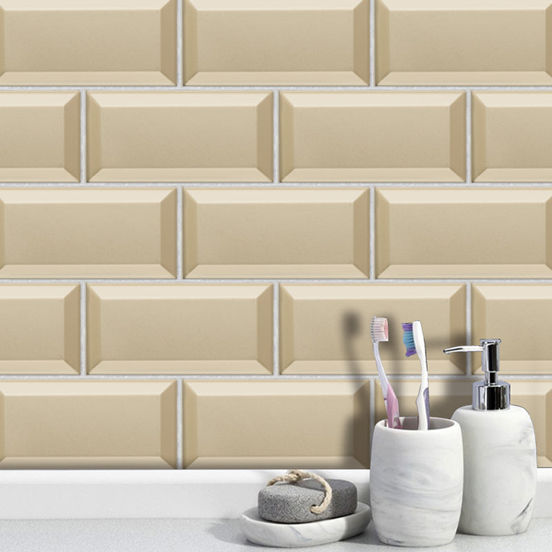 Self Sticking Brickwork Wallpaper Panels Rural PVC Wall Art for Kitchen, 8' x 4" Clearhalo 'Country wall decor' 'Rustic' 'Wallpaper' Wall Decor' 1921767