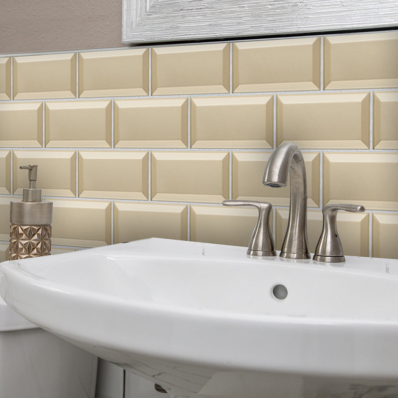 Self Sticking Brickwork Wallpaper Panels Rural PVC Wall Art for Kitchen, 8' x 4" Clearhalo 'Country wall decor' 'Rustic' 'Wallpaper' Wall Decor' 1921768