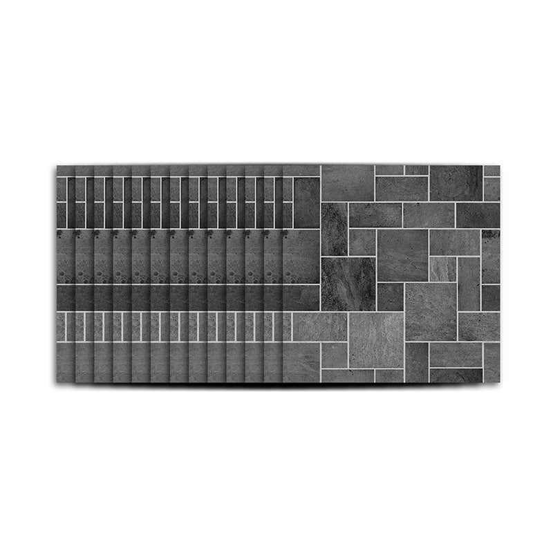 Peel and Stick Brick Wallpapers 18 Pieces Cottage PVC Wall Covering, 6' L x 6" W Clearhalo 'Country wall decor' 'Rustic' 'Wallpaper' Wall Decor' 1921779