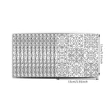 Grey Flower Wallpaper Panel Set Mosaic Tile Bohemian Self-Adhesive Wall Decor, 50 Pieces Clearhalo 'Wall Decor' 'Wallpaper' 1921897