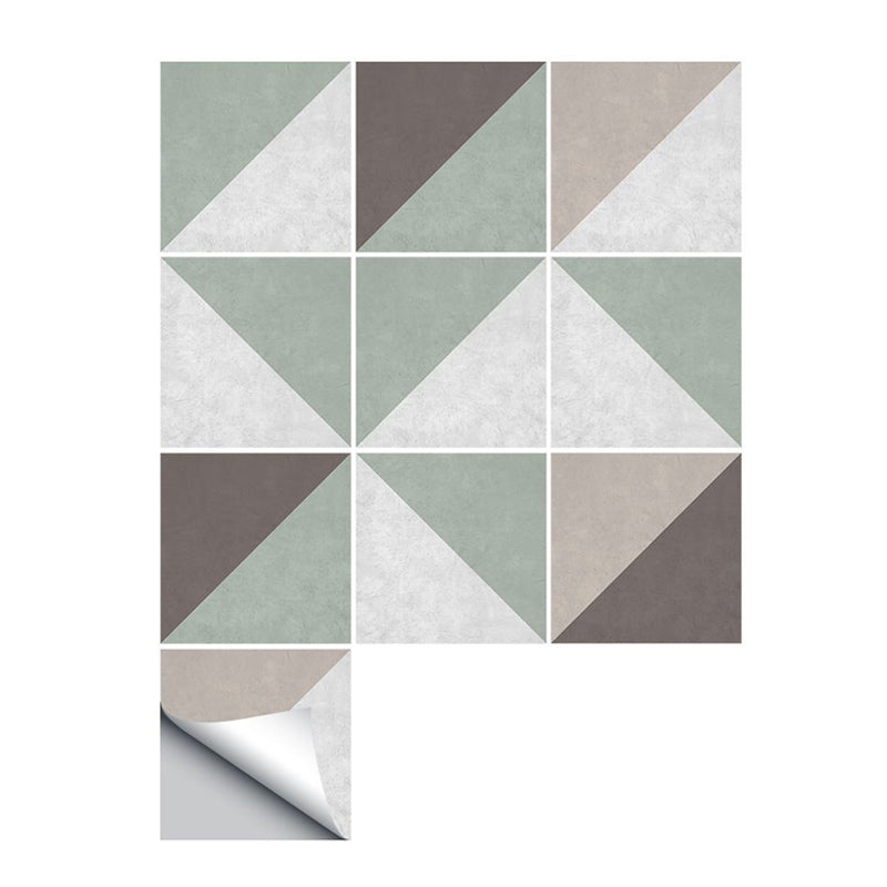 Modern Art Geometric Wallpapers for Home 8' L x 8" W Peel and Paste Wall Art in Green Clearhalo 'Modern wall decor' 'Modern' 'Wallpaper' Wall Decor' 1921943
