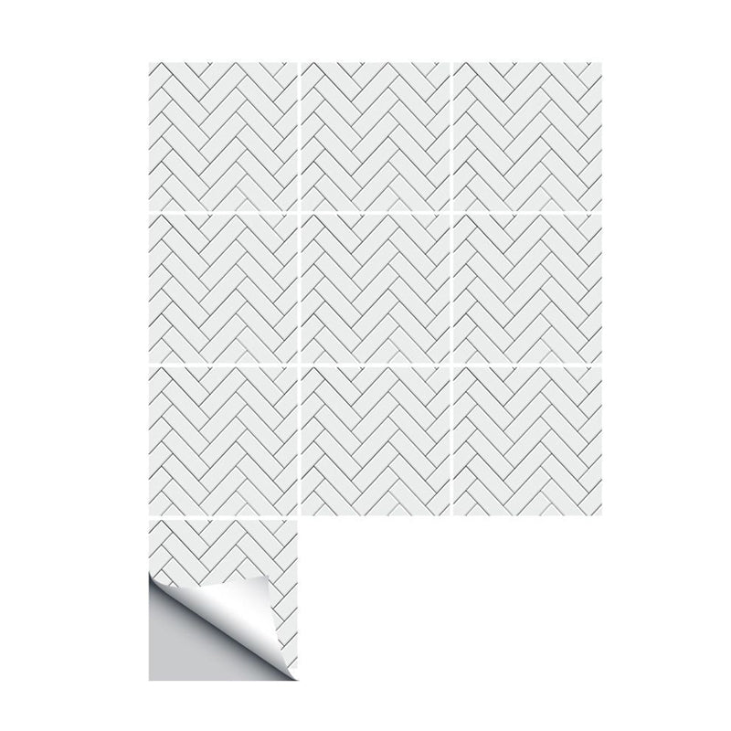 Minimalistic Herringbone Wallpaper Panels Beige Geometric Wall Covering for Bathroom, Self-Sticking Clearhalo 'Modern wall decor' 'Modern' 'Wallpaper' Wall Decor' 1921948