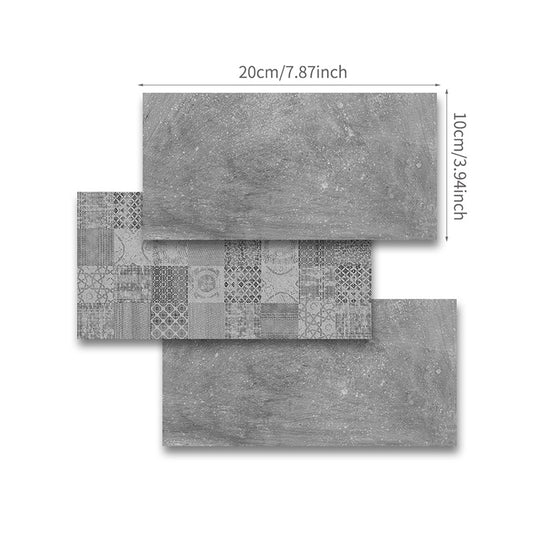 Grey Cement Wallpaper Panels Self-Adhesive Industrial Kitchen Backsplash Wall Decor Clearhalo 'Industrial wall decor' 'Industrial' 'Wallpaper' Wall Decor' 1921979