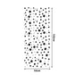 Starry Peel Wallpaper Panel Set Childrens Art Smooth Wall Covering in Black on White Clearhalo 'Wall Decor' 'Wallpaper' 1921994