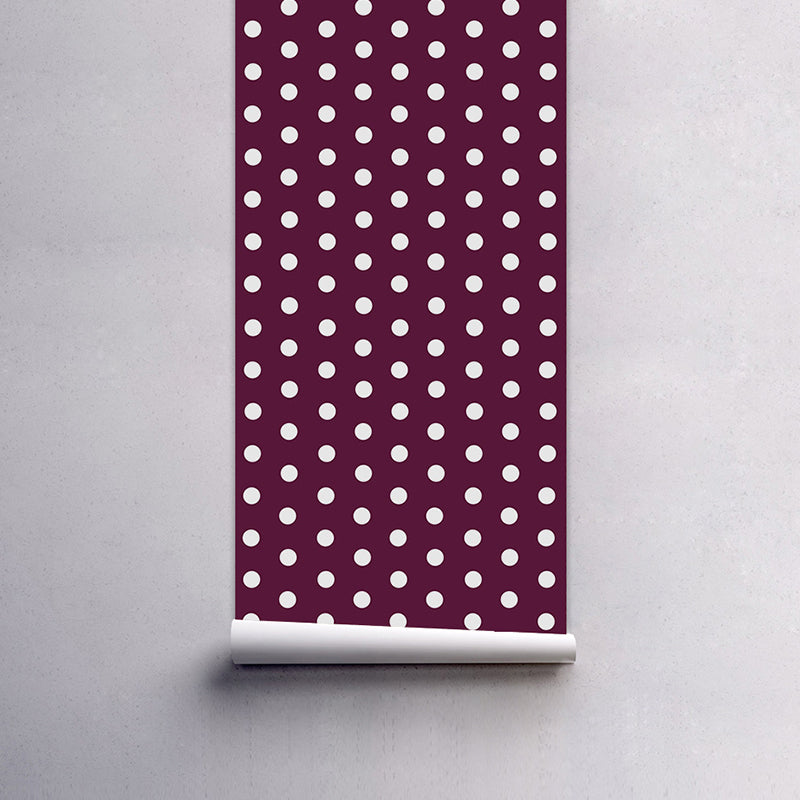 Dots Wallpaper Panels Peel and Stick Kids Playroom Wall Covering, 4' L x 20.5" W Clearhalo 'Wall Decor' 'Wallpaper' 1922011
