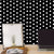 PVC Peel off Wallpapers Kids Style Polka Dots Wall Art for Bedroom, Easy to Remove Black Clearhalo 'Wall Decor' 'Wallpaper' 1922013