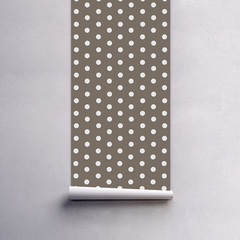 PVC Peel off Wallpapers Kids Style Polka Dots Wall Art for Bedroom, Easy to Remove Clearhalo 'Wall Decor' 'Wallpaper' 1922019
