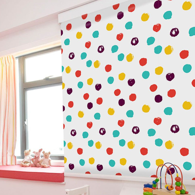 Childrens Art Dotted Wallpaper Panel Red-Blue-Yellow Pick Up Sticks Wall Decor for Kids Room Clearhalo 'Wall Decor' 'Wallpaper' 1922023