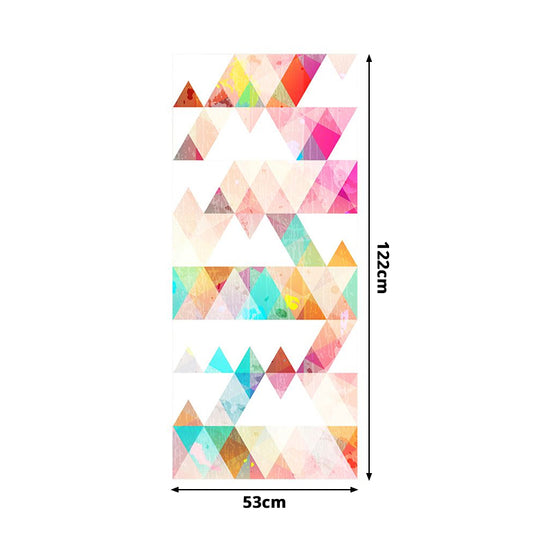Removable Triangle Pattern Wallpapers PVC Childrens Art Wall Covering for Child Bedroom Clearhalo 'Wall Decor' 'Wallpaper' 1922045