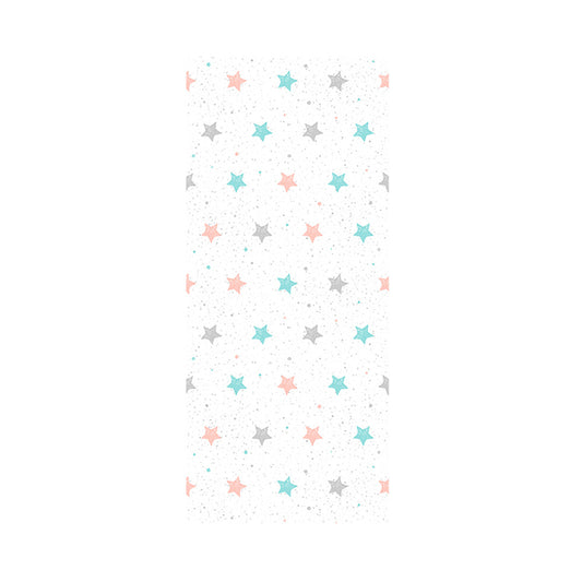 Kids Stars Pattern Wallpaper Panel Set PVC Stick On Blue Wall Art for Childrens Room Clearhalo 'Wall Decor' 'Wallpaper' 1922069