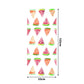 Orange Cartoon Stick Wallpaper Panels 4' x 20.5" Watermelon Slice Wall Covering for Kids Room Clearhalo 'Wall Decor' 'Wallpaper' 1922075