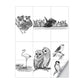 Grey Terrestrial Animal Wallpaper Panels Self-Adhesive Childrens Art Bedroom Wall Decor Clearhalo 'Wall Decor' 'Wallpaper' 1922094