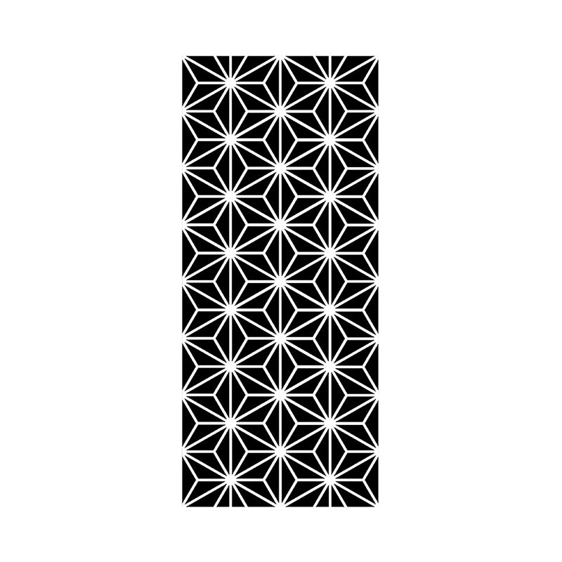 Abstract Geometric Wallpaper Panels Contemporary Stick On Living Room Wall Art, 4' x 20.5" Clearhalo 'Modern wall decor' 'Modern' 'Wallpaper' Wall Decor' 1922144