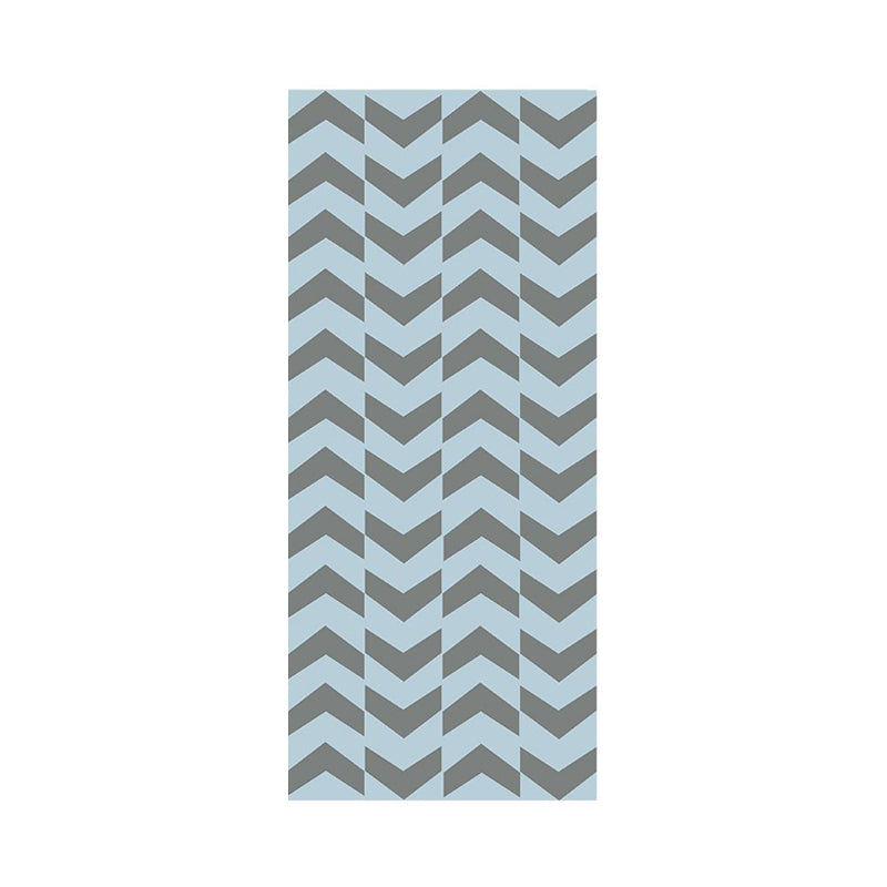 Simple Arrow Print Wallpaper Panels Blue Living Room Self-Adhesive Wall Art, 4' L x 20.5" W Clearhalo 'Modern wall decor' 'Modern' 'Wallpaper' Wall Decor' 1922184