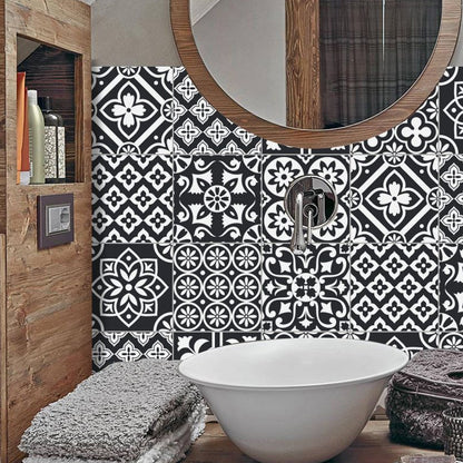 Grey Flower Print Wallpaper Panels Self Sticking Boho Living Room Wall Art, 8' x 8" Grey Clearhalo 'Wall Decor' 'Wallpaper' 1922385