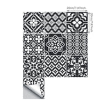 Grey Flower Print Wallpaper Panels Self Sticking Boho Living Room Wall Art, 8' x 8" Clearhalo 'Wall Decor' 'Wallpaper' 1922389