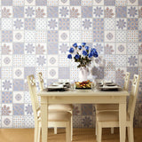 Flower and Dot Wallpaper Border Boho Peel and Stick Kitchen Backsplash Wall Art, 16.5' x 8" Clearhalo 'Wall Decor' 'Wallpaper' 1922437