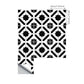 Black Checkered Wallpaper Panel Set Self-Adhesive Contemporary Washroom Wall Decor Clearhalo 'Modern wall decor' 'Modern' 'Wallpaper' Wall Decor' 1922523